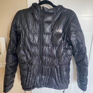 The North Face 600 Reversible Black Puffer Jacket